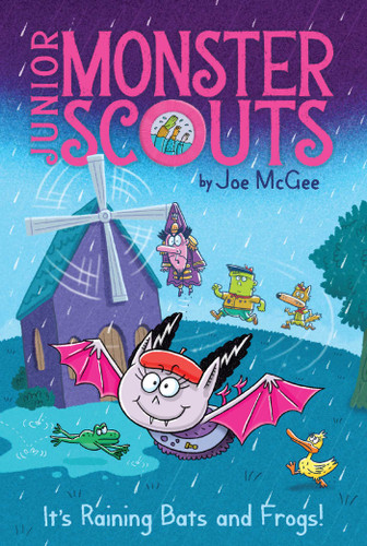 It's Raining Bats and Frogs! (Junior Monster Scouts) book cover by Joe McGee