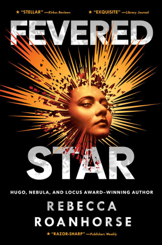 Fevered Star (Between Earth and Sky) book cover by Rebecca Roanhorse