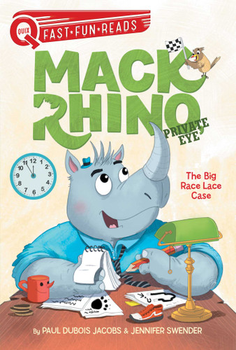 The Big Race Lace Case: A QUIX Book (Mack Rhino, Private Eye) book cover by Paul DuBois Jacobs, Jennifer Swender