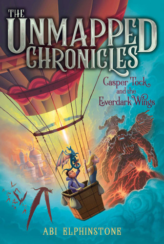 Casper Tock and the Everdark Wings (The Unmapped Chronicles) book cover by Abi Elphinstone