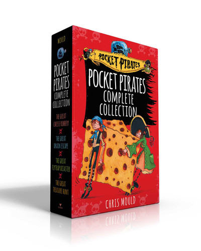 Pocket Pirates Complete Collection (Boxed Set): The Great Cheese Robbery; The Great Drain Escape; The Great Flytrap Disaster; The Great Treasure Hunt (Pocket Pirates) book cover by Chris Mould