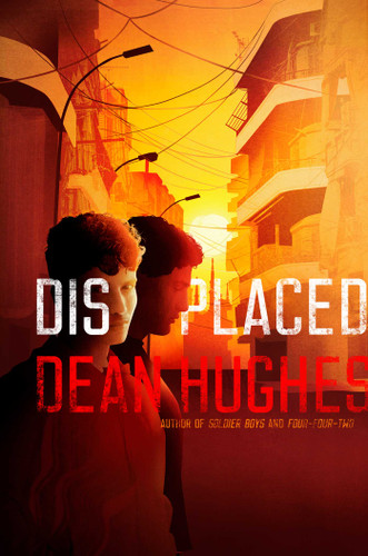 Displaced book cover by Dean Hughes
