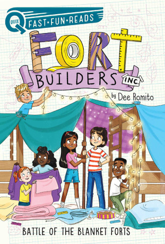 Battle of the Blanket Forts: A QUIX Book (Fort Builders Inc.) book cover by Dee Romito