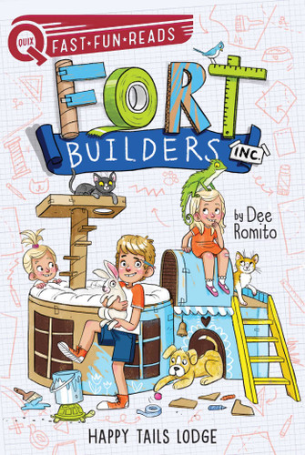 Happy Tails Lodge: A QUIX Book (Fort Builders Inc.) book cover by Dee Romito