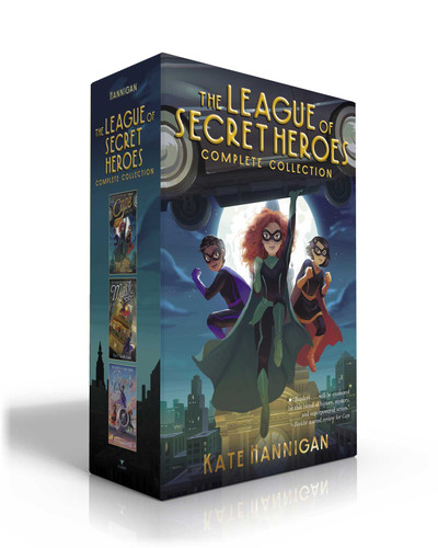 The League of Secret Heroes Complete Collection (Boxed Set): Cape; Mask; Boots (The League of Secret Heroes) book cover by Kate Hannigan
