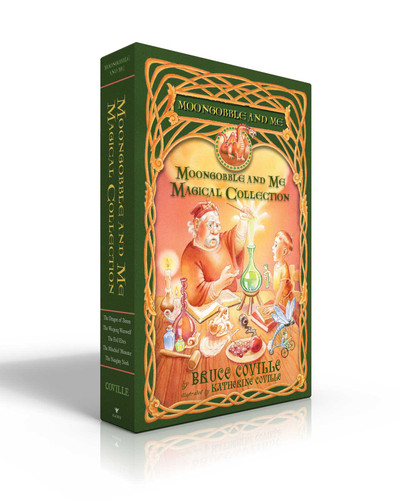 Moongobble and Me Magical Collection (Boxed Set): The Dragon of Doom; The Weeping Werewolf; The Evil Elves; The Mischief Monster; The Naughty Nork (Moongobble and Me) book cover by Bruce Coville