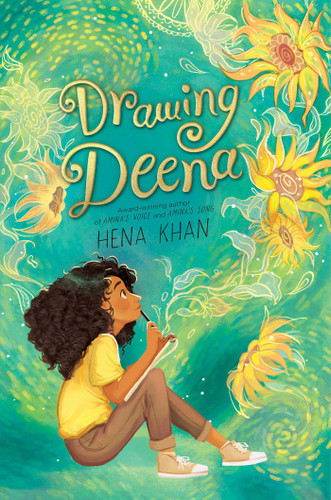 Drawing Deena book cover by Hena Khan