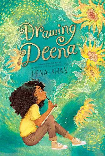 Drawing Deena book cover by Hena Khan