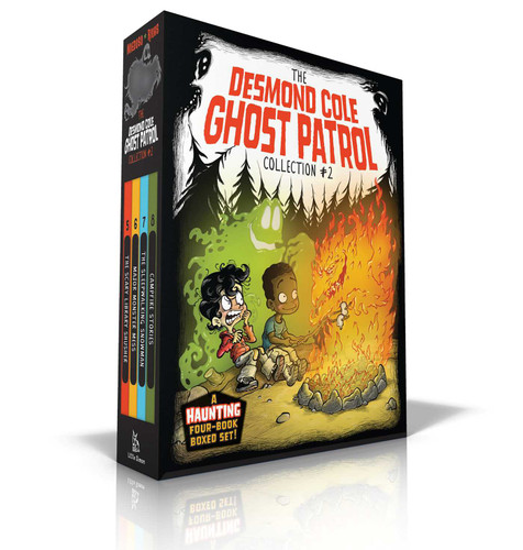 The Desmond Cole Ghost Patrol Collection #2 (Boxed Set): The Scary Library Shusher; Major Monster Mess; The Sleepwalking Snowman; Campfire Stories (Desmond Cole Ghost Patrol) book cover by Andres Miedoso