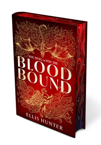 Blood Bound (Deluxe Edition): A Novel (Cursed Covenant) book cover by Ellis Hunter