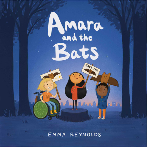 Amara and the Bats book cover by Emma Reynolds
