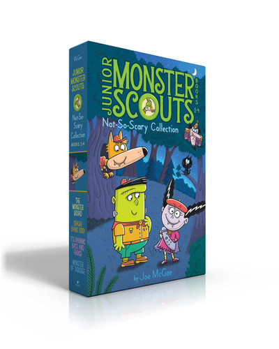 Junior Monster Scouts Not-So-Scary Collection Books 1-4 (Boxed Set): The Monster Squad; Crash! Bang! Boo!; It's Raining Bats and Frogs!; Monster of Disguise (Junior Monster Scouts) book cover by Joe McGee