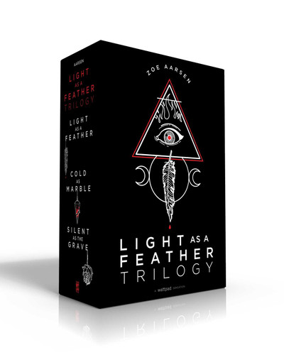 Light as a Feather Trilogy (Boxed Set): Light as a Feather; Cold as Marble; Silent as the Grave (Light as a Feather) book cover by Zoe Aarsen