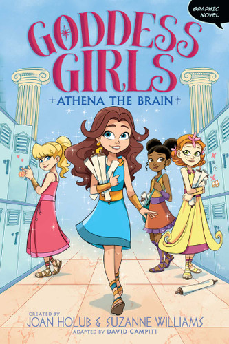 Athena the Brain Graphic Novel (Goddess Girls Graphic Novel) book cover by 
