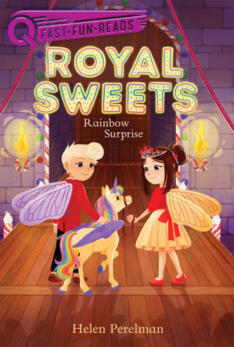Rainbow Surprise: A QUIX Book (Royal Sweets) book cover by Helen Perelman