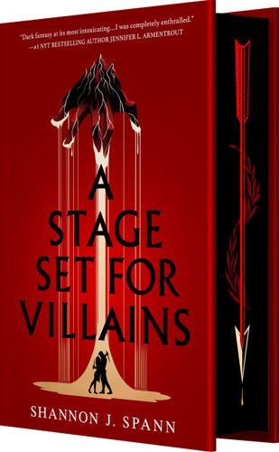 A Stage Set for Villains: A High Stakes Slow-Burn Romantic Fantasy book cover by Shannon J. Spann