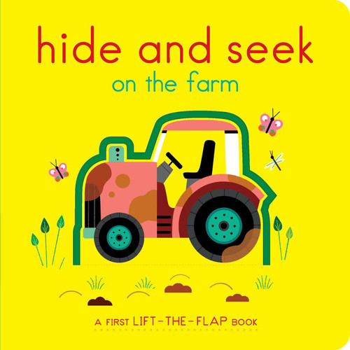 Hide and Seek on the Farm: A First Lift-the-Flap Book book cover by Lucie Brunellière