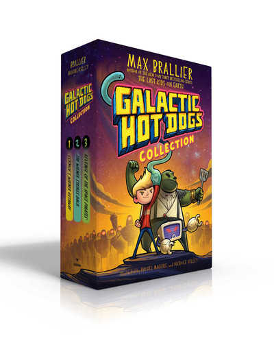 Galactic Hot Dogs Collection (Boxed Set): Cosmoe's Wiener Getaway; The Wiener Strikes Back; Revenge of the Space Pirates (Galactic Hot Dogs) book cover by Max Brallier