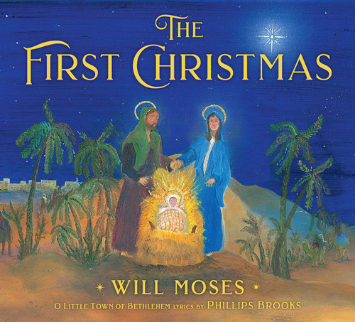 The First Christmas book cover by Phillips Brooks, Lewis H. Redner