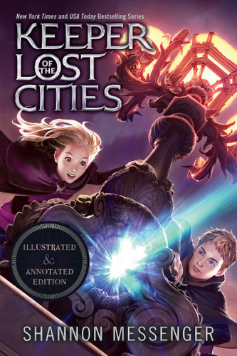 Keeper of the Lost Cities Illustrated & Annotated Edition: Book One (Keeper of the Lost Cities) book cover by Shannon Messenger