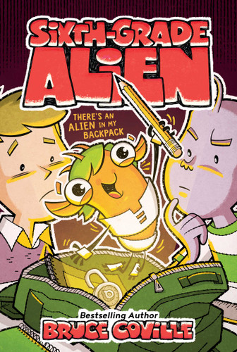 There's an Alien in My Backpack (Sixth-Grade Alien) book cover by Bruce Coville