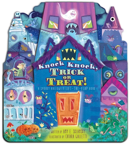 Knock Knock, Trick or Treat!: A Spooky Halloween Lift-the-Flap Book book cover by Amy E. Sklansky