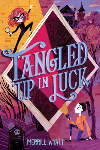 Tangled Up in Luck (The Tangled Mysteries) book cover by Merrill Wyatt