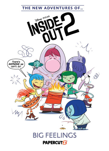 The New Adventures of Disney Pixar Inside Out 2 Vol. 1: Big Feelings (The New Adventures of Disney Pixar Inside Out 2) book cover by Sloane Leong