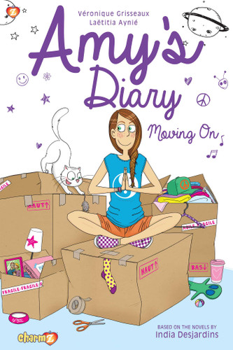 Amy's Diary #3: Moving on! (Amy’s Diary) book cover by Veronique Grisseaux, India Desjardins