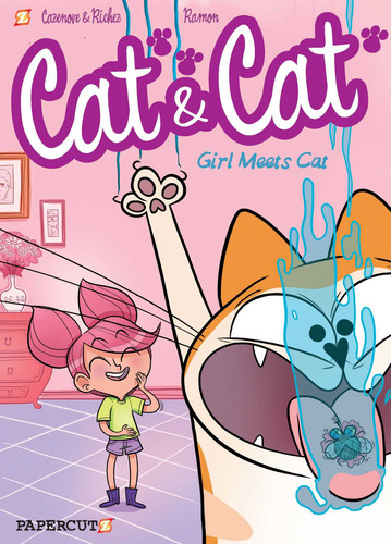 Cat and Cat #1: Girl Meets Cat (Cat & Cat) book cover by Christophe Cazenove, Ramon