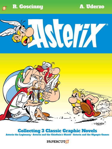 Asterix Omnibus Vol. 4: Collects Asterix the Legionary, Asterix and the Chieftain's Shield, and Asterix and the Olympic Games (Asterix Omnibus) book cover by René Goscinny, Albert Uderzo