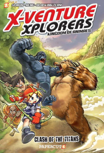 X-Venture Xplorers #2: Clash of the Titans (X-Venture Explorers) book cover by Meng