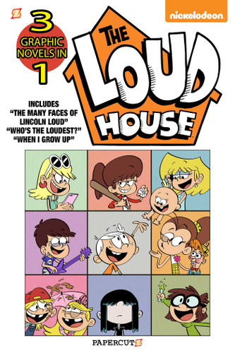 The Loud House 3-in-1 #4: The Many Faces of Lincoln Loud, Who's the Loudest? and The Case of the Stolen Drawers (The Loud House) book cover by The Loud House Creative Team