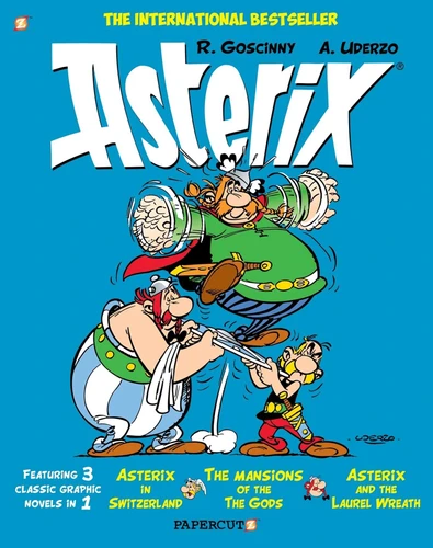Asterix Omnibus Vol. 6: Collecting Asterix in Switzerland, The Mansions of the Gods, and Asterix and the Laurel Wreath (Asterix Omnibus) book cover by René Goscinny, Albert Uderzo