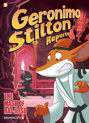 Geronimo Stilton Reporter #9: The Mask of Rat Jit-su (Geronimo Stilton Reporter Graphic Novels) book cover by Geronimo Stilton