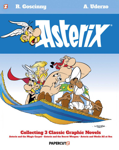 Asterix Omnibus Vol. 10: Collecting "Asterix and the Magic Carpet,"  "Asterix and the Secret Weapon," and "Asterix and Obelix All at Sea" (Asterix Omnibus) book cover by René Goscinny, Albert Uderzo