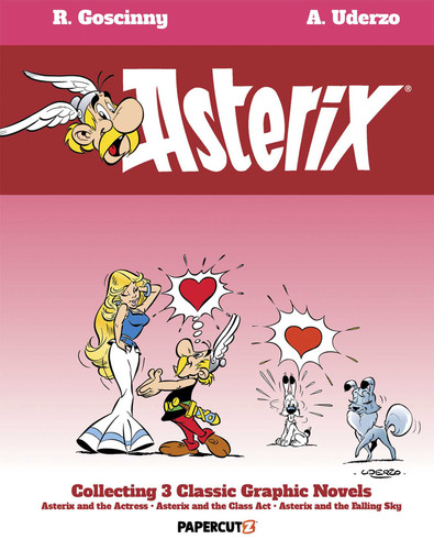 Asterix Omnibus Vol. 11: Collecting "Asterix and the Actress,"  "Asterix and the Class Act," and "Asterix and the Falling Sky (Asterix Omnibus) book cover by René Goscinny, Albert Uderzo