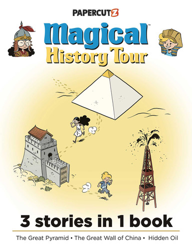 Magical History Tour 3 in 1: The Great Pyramids, The Great Wall of China, Hidden Oil (Magical History Tour) book cover by Fabrice Erre