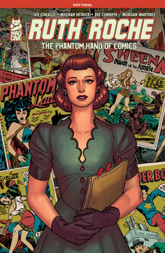 Ruth Roche: The Phantom Hand of Comics book cover by Joe Corallo