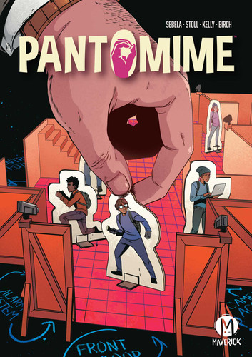 Pantomime book cover by Christopher Sebela