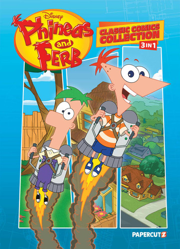 Phineas and Ferb Classic Comics Collection 3 in 1 Vol. 1 (Phineas and Ferb Classic Comics Collection) book cover by Scott Peterson