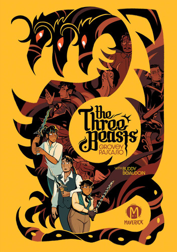 The Three Beasts book cover by Grovey Pascasio