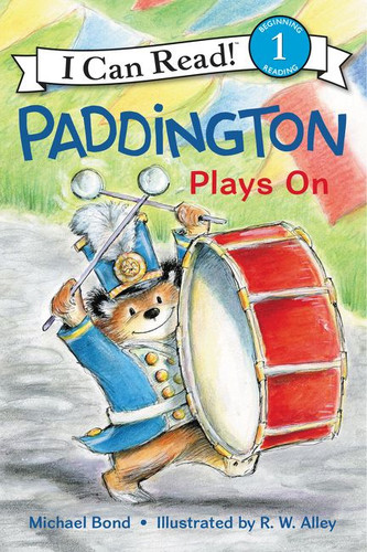 Paddington Plays On (I Can Read Level 1) book cover by Michael Bond