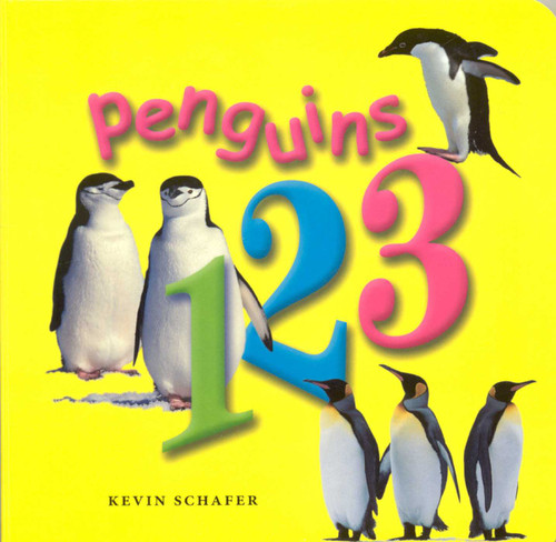 Penguins 123 book cover by Kevin Schafer