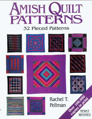Amish Quilt Patterns: 32 Pieced Patterns book cover by Rachel T. Pellman