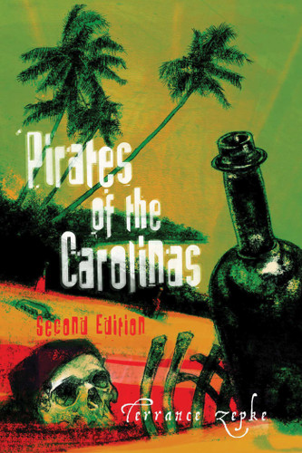 Pirates of the Carolinas book cover by Terrance Zepke