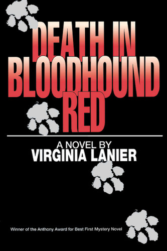 Death in Bloodhound Red book cover by Virginia Lanier