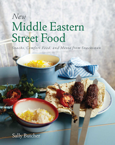 New Middle Eastern Street Food: Snacks, Comfort Food, and Mezze from Snackistan book cover by Sally Butcher