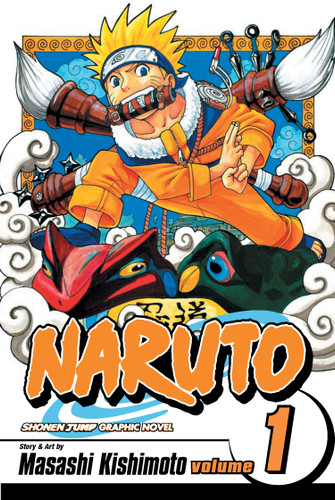 Naruto, Vol. 1 (Naruto) book cover by Masashi Kishimoto