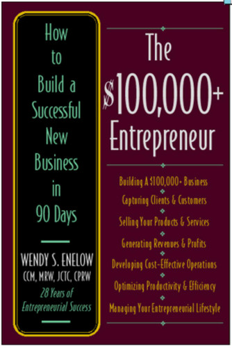 The $100,000+ Entrepreneur: How to Build a Successful New Business in 90 Days book cover by Wendy S. Enelow